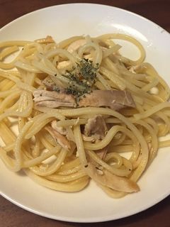 醤油バターでチキンパスタ-レシピのメイン写真