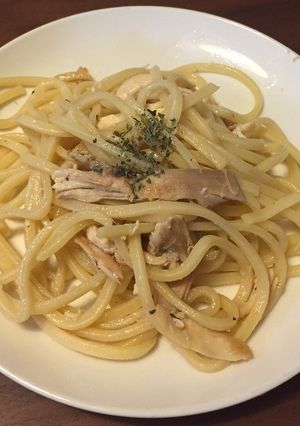 醤油バターでチキンパスタ-レシピのメイン写真