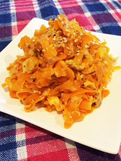 レンジde簡単☆常備菜☆にんじんしりしり-レシピのメイン写真