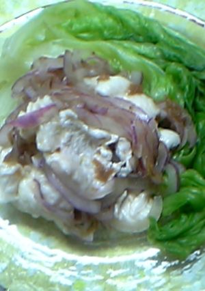 鶏ムネ肉の梅おかか和え-レシピのメイン写真