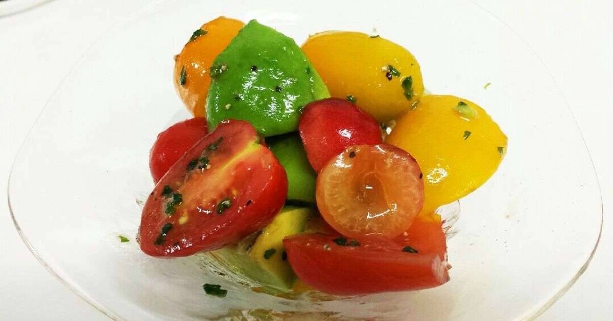 トマトとサラダ トマトサラダ by JuJuKueche 【クックパッド】 簡単