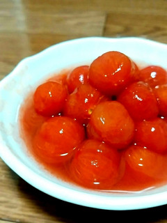 超簡単ミニトマトのシロップ漬け-レシピのメイン写真