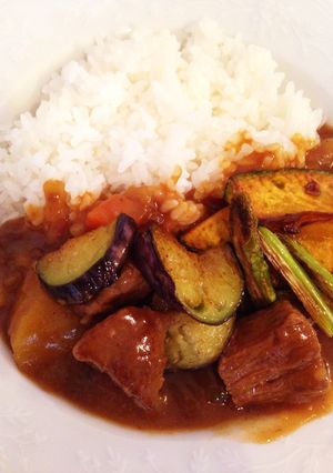 和風だしでコク甘！夏野菜ゴロゴロカレー-レシピのメイン写真