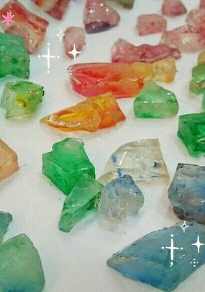 キラキラ宝石の琥珀糖 簡単で可愛い！-レシピのメイン写真