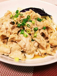 生姜香る~豚しゃぶ冷やしうどん-レシピのメイン写真