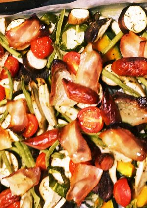 夏野菜のオーブン焼き。気分は、BBQ-レシピのメイン写真