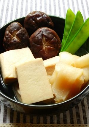 高野豆腐とかんぴょうの含め煮-レシピのメイン写真