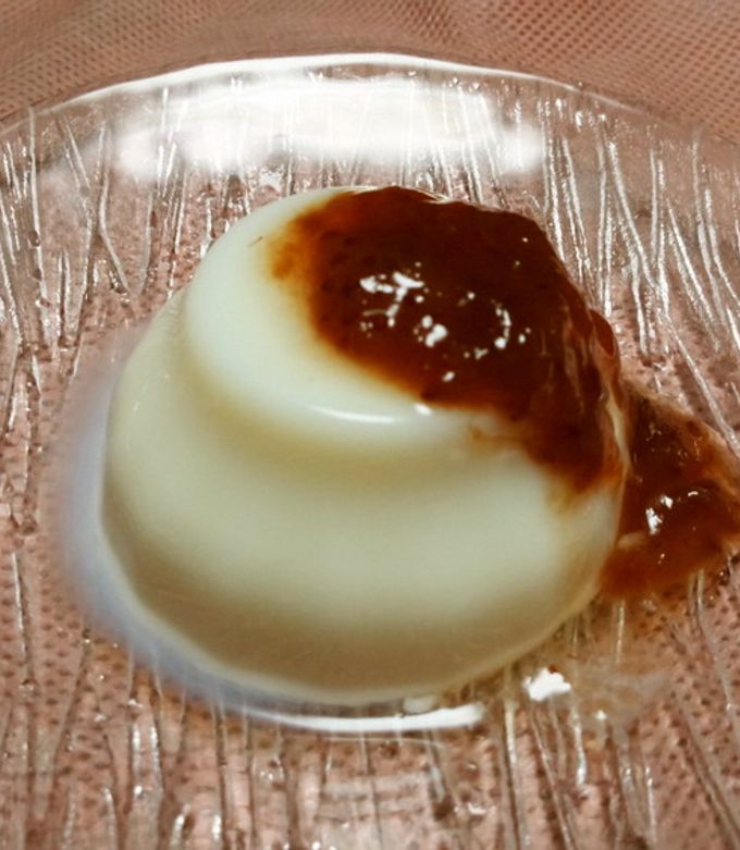 牛乳かん（イチゴジャム添え）-レシピのメイン写真