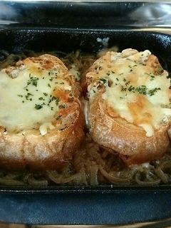 簡単オニオングラタンスープ-レシピのメイン写真