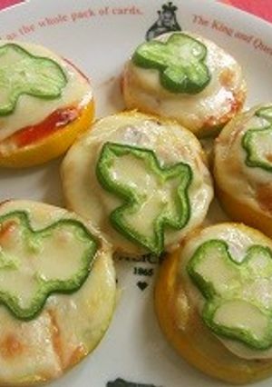ズッキーニのピザ風-レシピのメイン写真