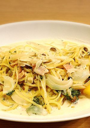 簡単！ヘルシークリームパスタ-レシピのメイン写真