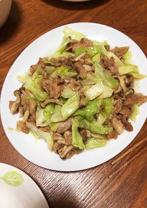 豚肉とキャベツのにんにく味噌バター-レシピのメイン写真