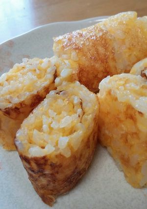おやつにも★巻き巻き～焼きおにぎり-レシピのメイン写真