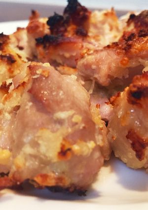 チーズと大蒜入♡鶏もも肉のパン粉焼き♡-レシピのメイン写真