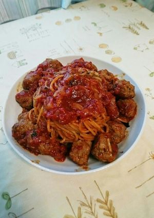 カリオストロ風 ミートボールパスタ-レシピのメイン写真