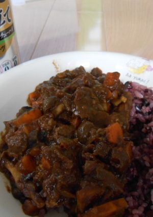 夏の黒カレー-レシピのメイン写真