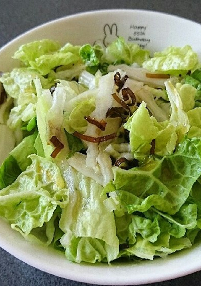 白菜と塩昆布の簡単サラダ-レシピのメイン写真