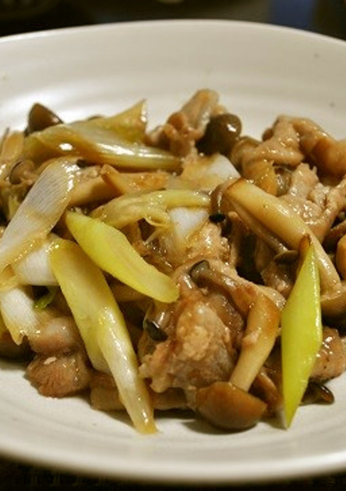 豚肉としめじの茗荷炒め-レシピのメイン写真