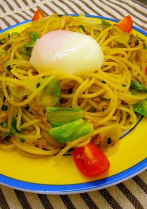 ツナ野菜パスタ-レシピのメイン写真
