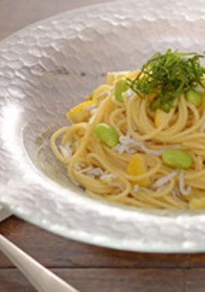 妊娠、授乳に！塩麹レモンと枝豆のパスタ-レシピのメイン写真