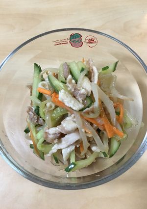 もやしと豚肉のサラダ-レシピのメイン写真