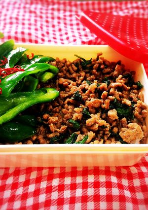 常備菜に☆大葉たっぷりの肉そぼろ-レシピのメイン写真