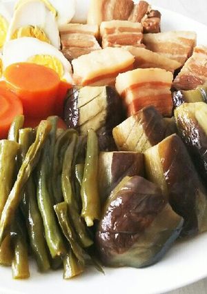 豚バラブロックと夏野菜のおもてなし料理♪-レシピのメイン写真
