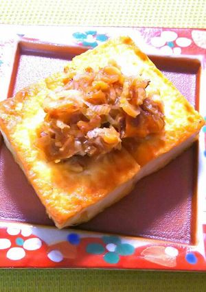 低糖質レシピ☆和風豆腐ステーキ-レシピのメイン写真