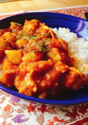 夏野菜のフレッシュトマトカレー-レシピのメイン写真