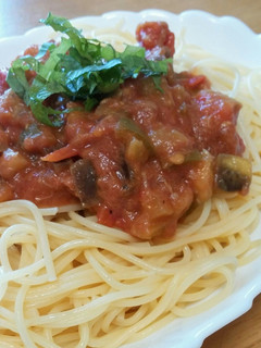 夏野菜たっぷり★ツナとトマトの和風パスタ-レシピのメイン写真
