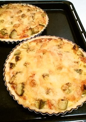 スモークサーモンのキッシュ-レシピのメイン写真