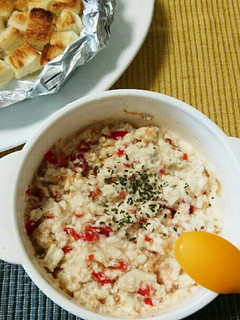 超簡単☆離乳食中期後期 トマトの白あえ-レシピのメイン写真