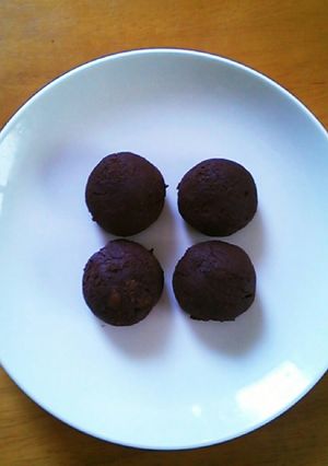チョコレートボールクッキー(塩味)-レシピのメイン写真