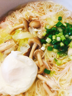 超簡単残り物で中華風にゅうめん-レシピのメイン写真