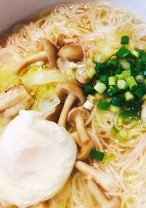超簡単残り物で中華風にゅうめん-レシピのメイン写真