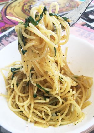 大葉の和風ペペロンチーノ-レシピのメイン写真