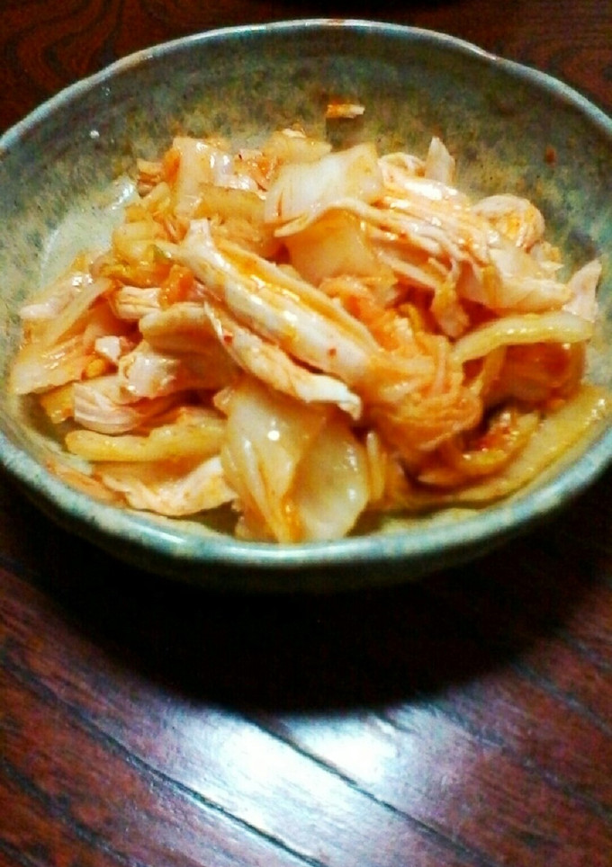 蒸し鶏のキムチ和え-レシピのメイン写真
