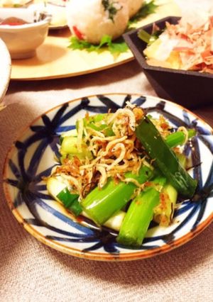 葉ネギのごま油かけ-レシピのメイン写真