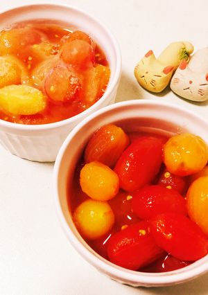 真夏のデザート★はちみつレモントマト♬-レシピのメイン写真