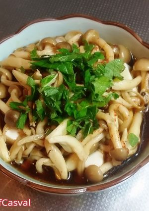 キンと冷やして♪シメジ豆腐-レシピのメイン写真