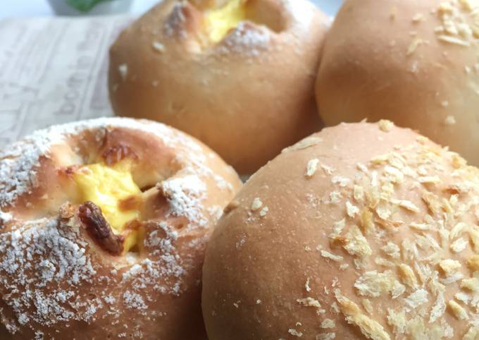 グラタンパンとさつまいも蜂蜜漬けパン】 しょっぱい、甘いは