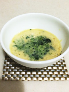 離乳食完了期☆ほうれん草茶碗蒸し-レシピのメイン写真