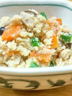 フライパンで簡単♪お肉たっぷりのおから煮-レシピのメイン写真