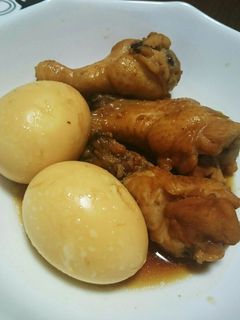 手羽元と卵のさっぱり煮-レシピのメイン写真
