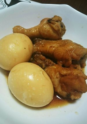 手羽元と卵のさっぱり煮-レシピのメイン写真