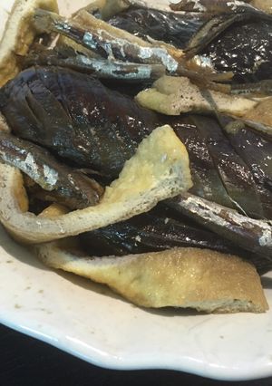 ナスと煮干し、揚げの煮物-レシピのメイン写真