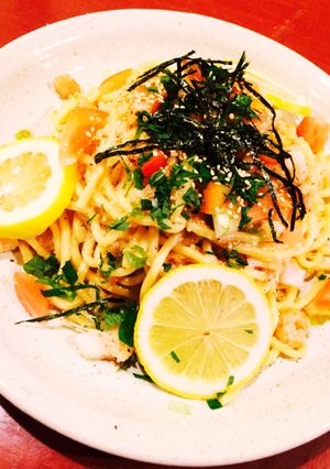 イカとエビのさっぱり明太パスタ-レシピのメイン写真