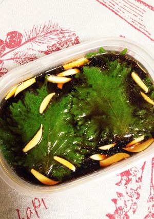 箸が止まらない!簡単!大葉の醤油漬け☆-レシピのメイン写真
