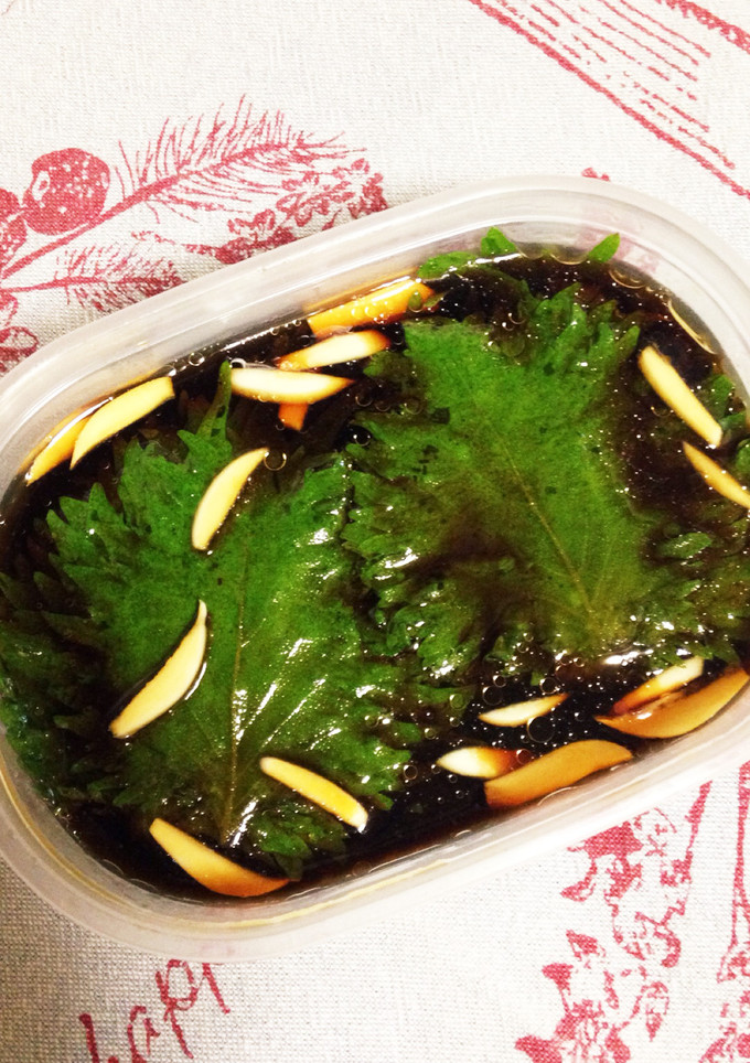 箸が止まらない！簡単！大葉の醤油漬け☆-レシピのメイン写真
