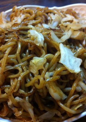 ソース焼きスパ-レシピのメイン写真